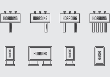 Hoarding Icons - vector gratuit #403973